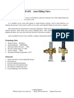 GE-652  Visual Adjustable Automatic Filling Valve