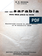 Basarabia de La 1812 La 1938