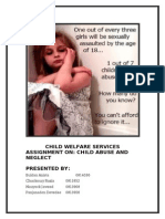 Child Welfare Services Assignment On Child Abuse and Neglect