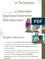 Interview Technique