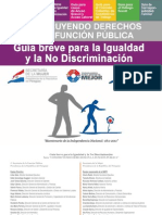 Guía breve para la igualdad y la No discriminación