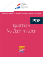 Igualdad y No Discriminacion