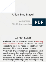 SGD Herbal Uji Klinik-Preklinik