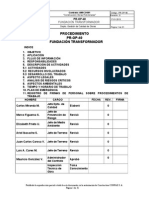 Procedimiento Fundacion Transformadores