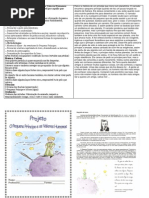 Projeto O Pequeno Príncipe e os Valores Humanos