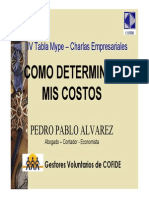 Costos Polos Determinacion de Costos Pedro Alvarez