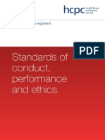 Standards of Conduct, Performance and Ethics: Your Duties As A Registrant