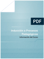 inducción a procesos pedagogicos