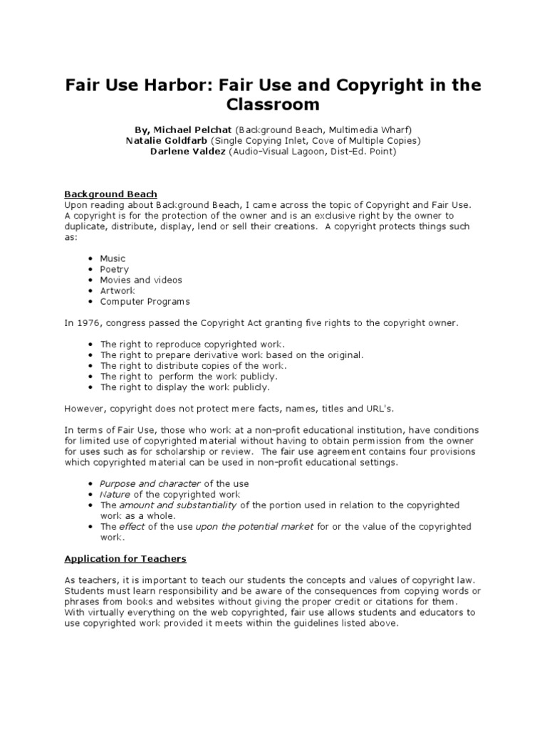| PDF | Multimedia | Fair Use