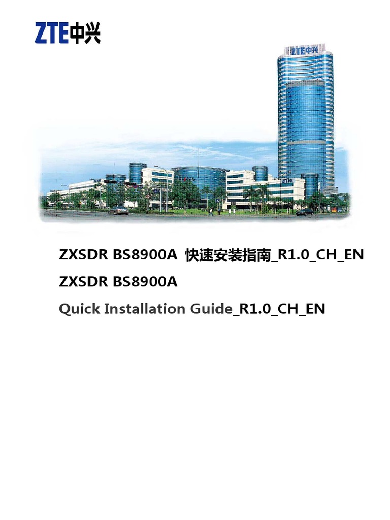 ZXSDR BS8900A Installation Guide | PDF | Electrical Connector | Screw