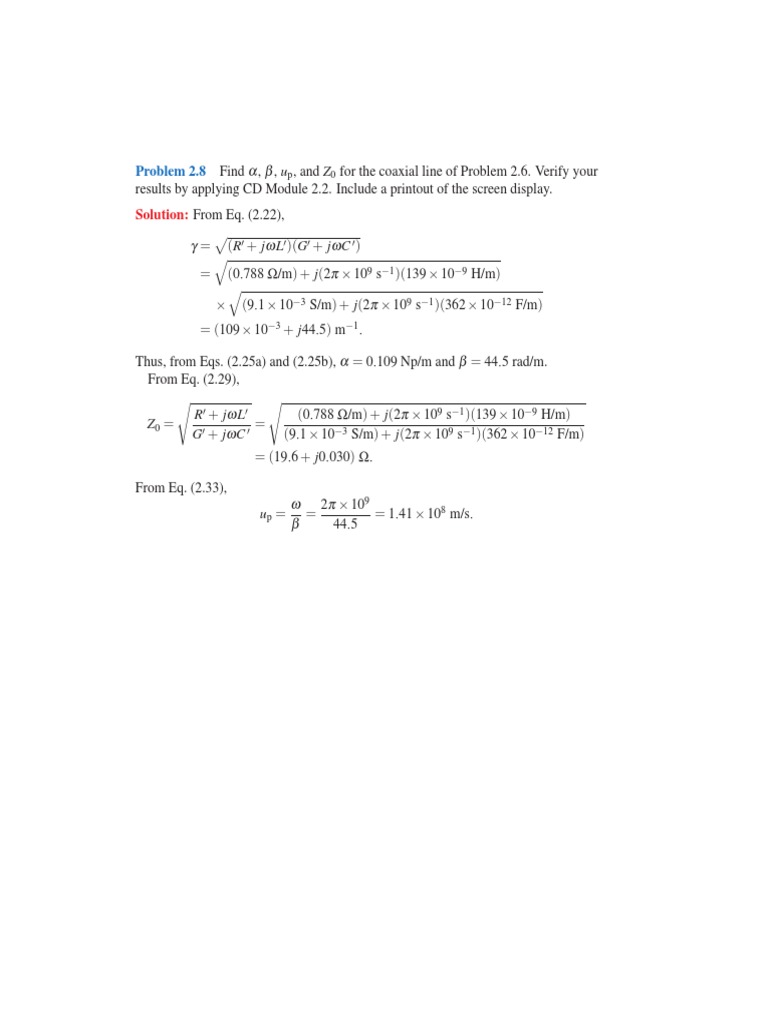 Problem 2 8 Solution
