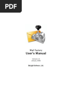 Mail Factory Users Manual