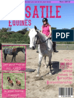 Versatile Equines Magazine: Issue 1 - Nov 2013