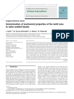 Determination of Mechanical Properties of The Weld Zone in Tailor-Welded Blanks