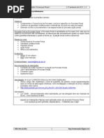 Direito Processual Penal I - 4º semestre - José Reinaldo Carneiro