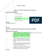 Evaluación 1 de Sociología: Agentes de socialización y corrientes subjetivistas