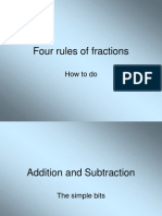 Four Rules of Fractions