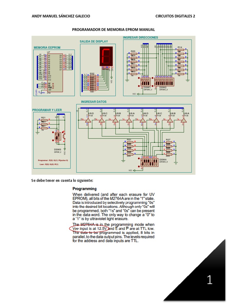 Programador de Memoria EEPROM Manual | PDF | Datos de computadora | Ajedrez