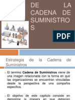 Estrategia de La Cadena de Suministros