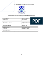 Warfarin Management 2012