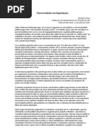 Chauí, Marilena. Universidade em Liquidação PDF