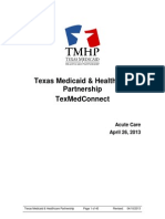 TexMedConnect Acute Care Manual
