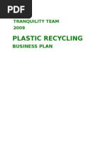 Download Plastic Recycling Business Plan by jayantiyulia26 SN18477703 doc pdf