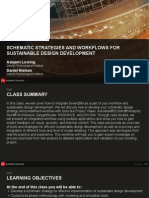 Workflow for sustainable urban development -Revit Architecturre