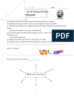 Dynamics (Forces) : SACSS - Sec 3E Science (Physics)