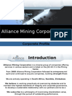 Alliance Mining Corporation Company Profile