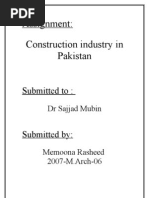 Download Construction Industry in Pakistan by sajjadmubin SN18478619 doc pdf