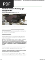 Queda de meteoro_ A ameaça que vem do espaço - Resumo das disciplinas - UOL Vestibular.pdf