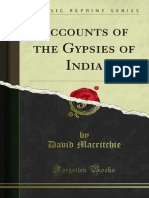 Accounts of The Gypsies of India by David Macritchie, 1886