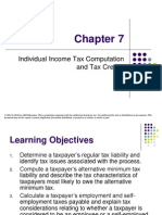 Individual Income Tax Computation and Tax Credits