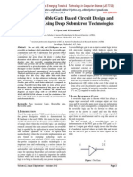 Novel Reversible Gate Based Circuit Design and Simulation Using Deep Submicron Technologies