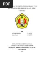 Download Kepentingan Singapura Sebagai Negara Yang Pertama Kali Meratifikasi Piagam Asean by Adam Ganesa SN184791738 doc pdf