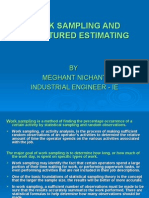 Work Sampling and Structured Estimating