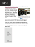 Comando Sul dos EUA realiza sexta competição anual das Forças Especiais em Goiânia