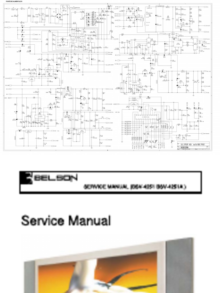 Tv Plasma Belson Bsv4251 Bsv4251a Daewoo Pds2950 Pds4250 Chassis Sp120  Firstline Ept3400 Ept4200ap Lg Pdp42v5 Tatung Tpt4202s | Broadcasting |  Broadcast ...