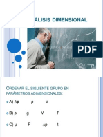 Análisis Dimensional