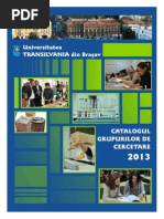 Catalog Cercetare UTBV 2013