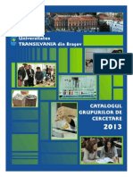 Catalog Cercetare UTBV 2013