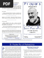 Padre Pio Novena Pamphlet | PDF | Purgatory | Prayer