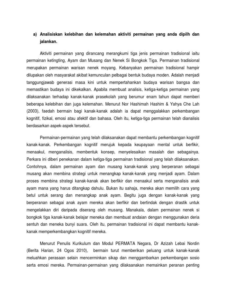 Analisis Refleksi Pdf