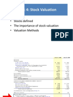 Topic 4 Valuation of Stock