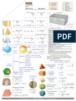 Cheat Sheet Cuerpos Geometricos