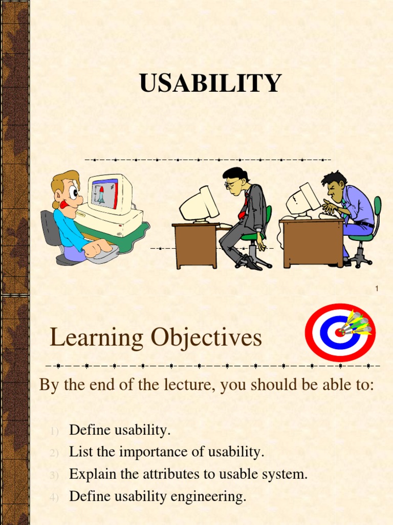 Usability To Human-Computer Interaction | PDF | Usability | Human ...