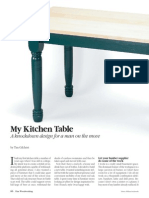 My Kitchen Table: A Knockdown Design For A Man On The Move