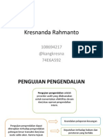 Pengujian Pengendalian Audit