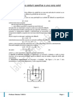 Determinarea Caldurii Specifice A Unui Corp Solid